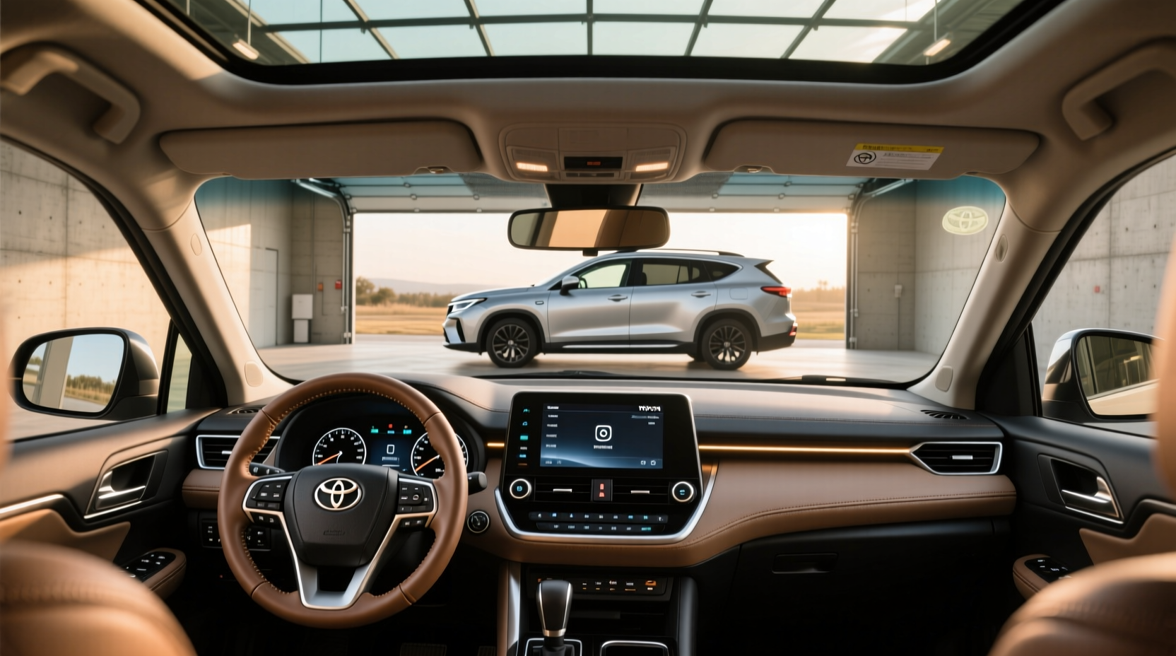 dashboard for harrier,What are the Toyota Harrier's main features? buying guide