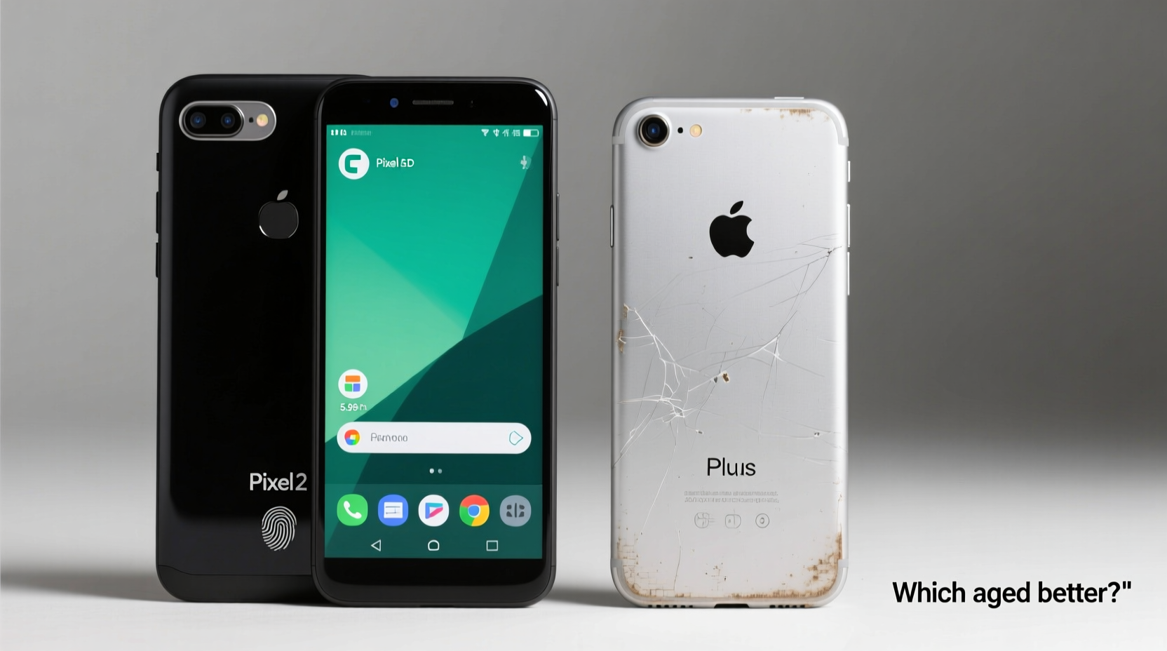 pixel 2 xl vs iphone 7 plus looking back which phone aged better