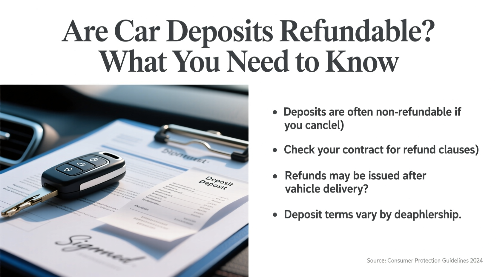 are car deposits refundable