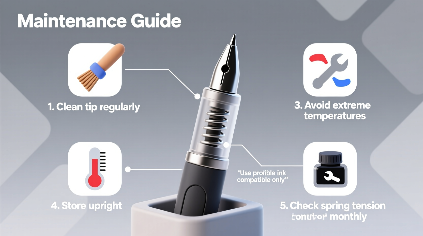 essential tips for maintaining your retractable pen to ensure long term performance