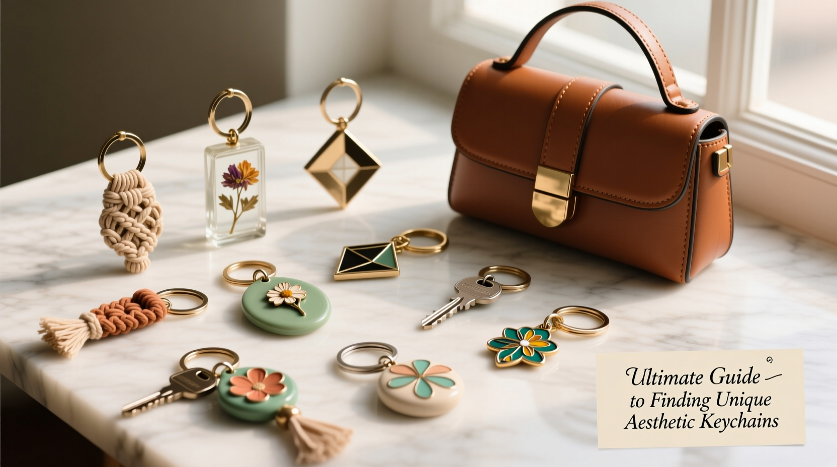 ultimate guide to finding unique aesthetic keychains to elevate your bag style