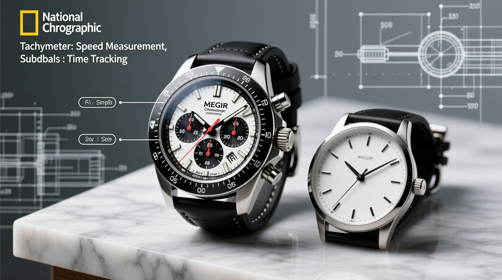 megir chronograph vs simple watch are the extra dials actually useful or just for show