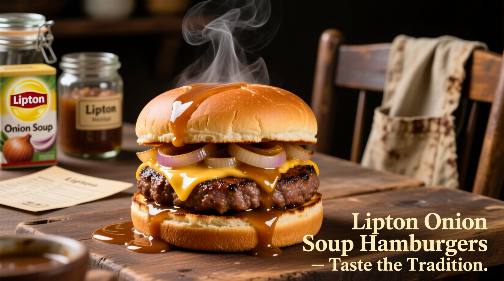 lipton onion soup hamburgers