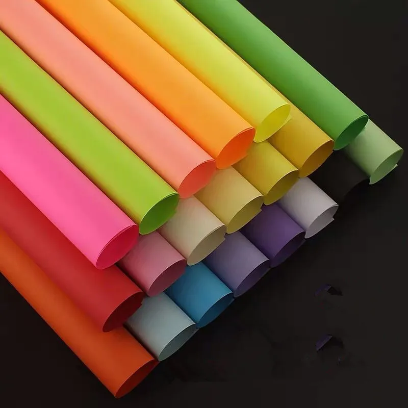 75g 80g A4 color bond paper for school children 500sheets/bag, diy color paper, colored cardboard, origami paper