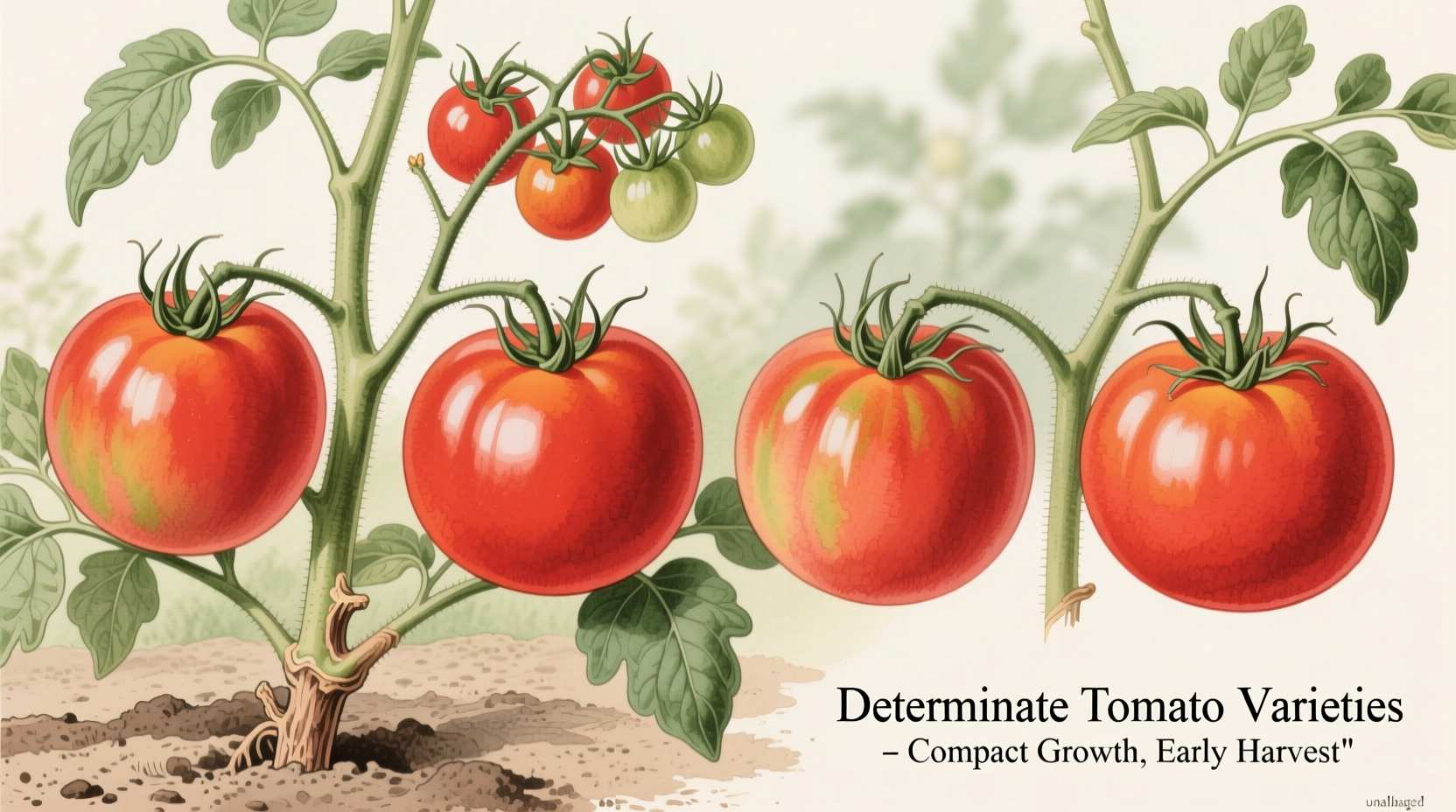 Determinate Tomato Varieties: Compact Plants, Big Harvests