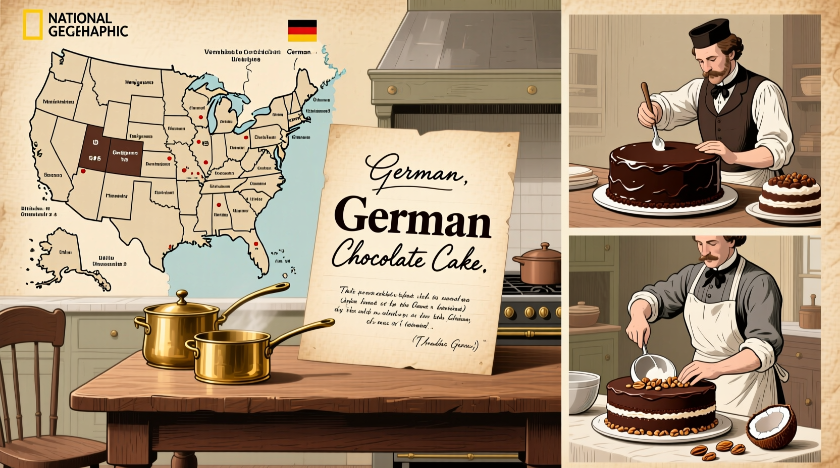 why is german chocolate cake called that origins explained