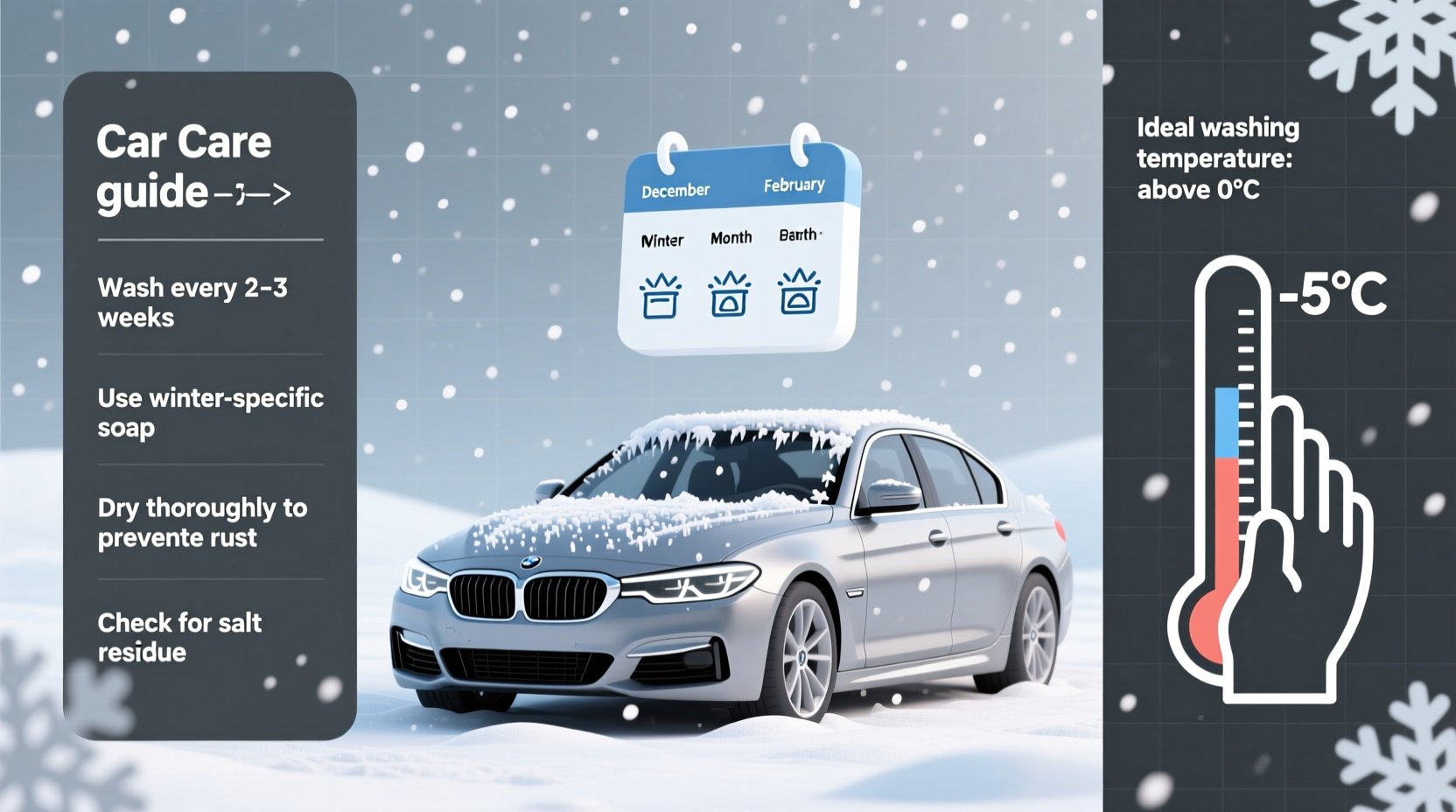 how often should you wash your car in the winter