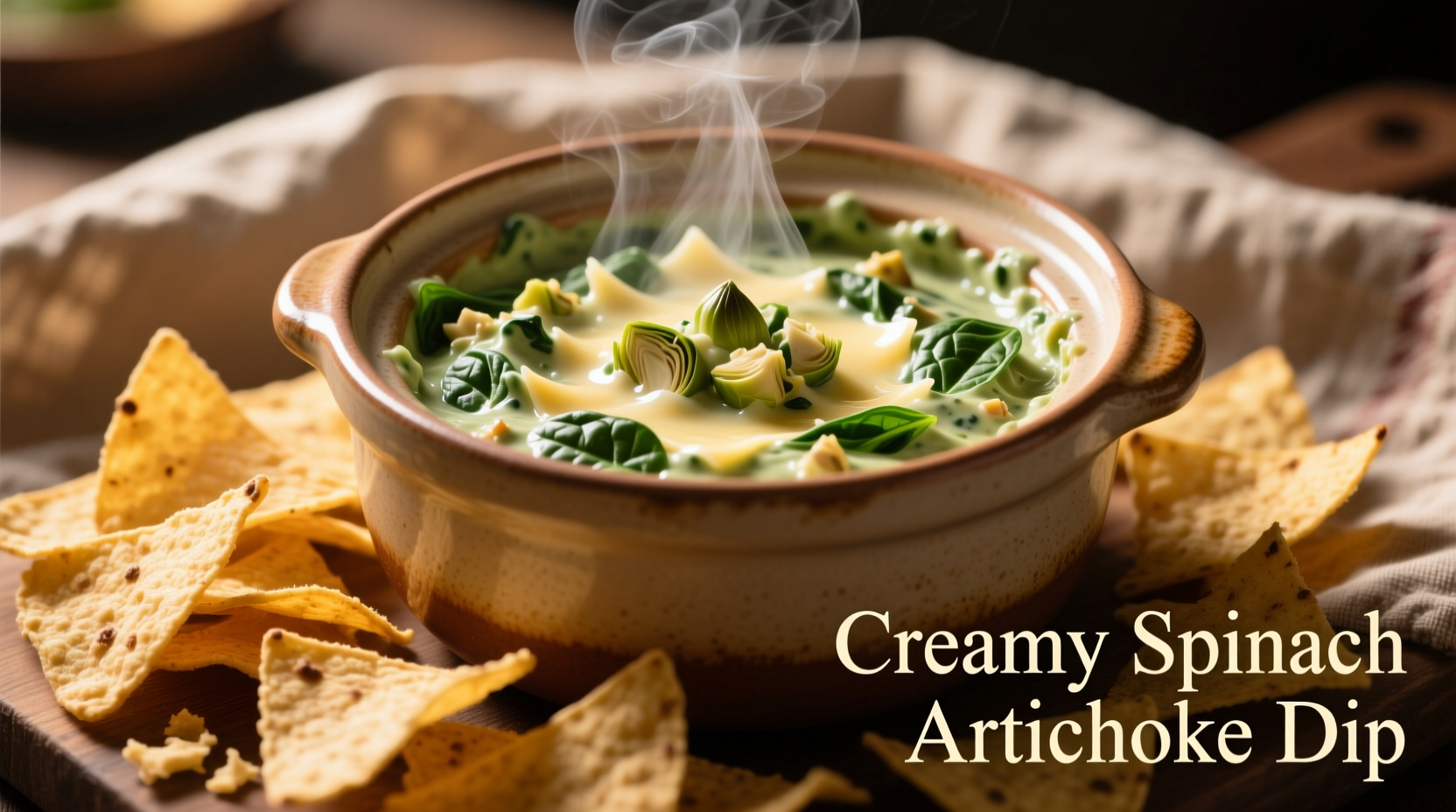 Detailaufnahme cremiger Dip-Konsistenz im Crockpot