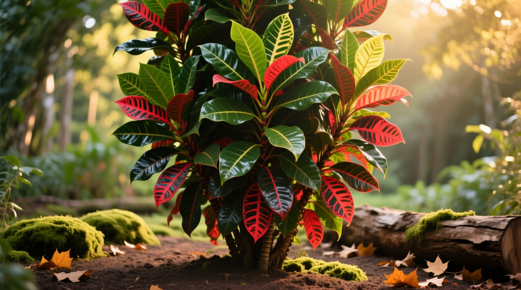 Croton Mammy Height: Indoor Max 34 Feet, Outdoor Up to 10 Feet