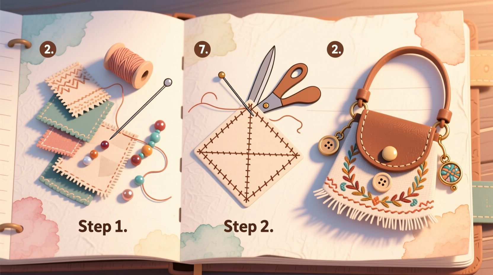 creative step by step guide to making your own handmade bag charm