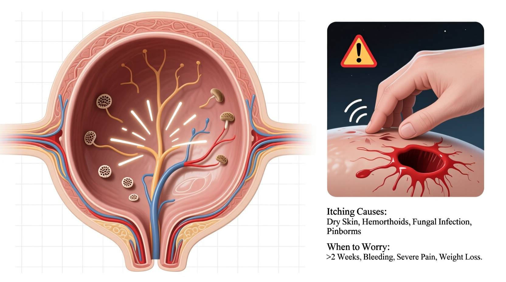 why does my anus itch causes relief and when to worry
