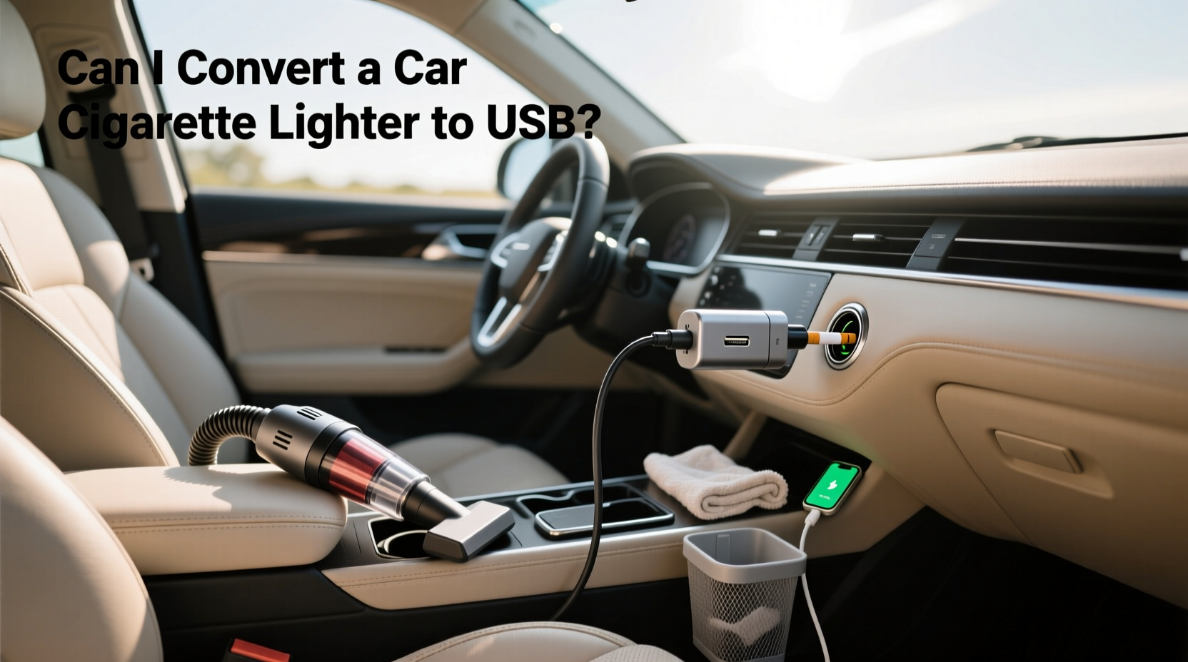 Power adapter for car vacuum cleaner,Can I convert a car cigarette lighter to USB? buying guide