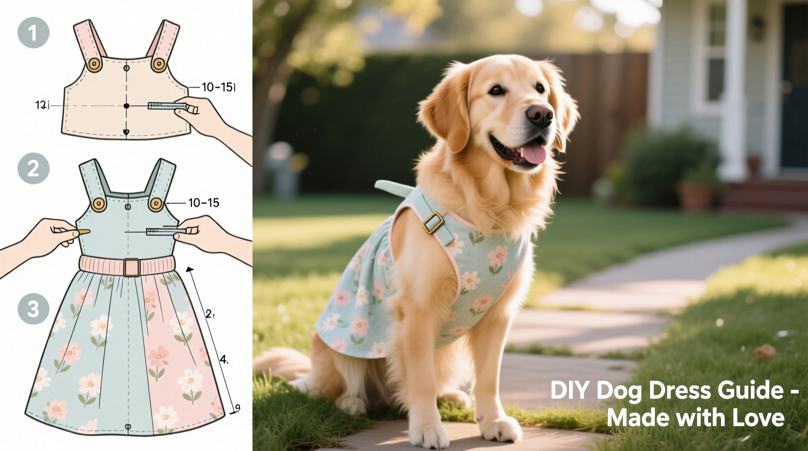 creative and comfortable step by step guide to making a diy dog dress at home