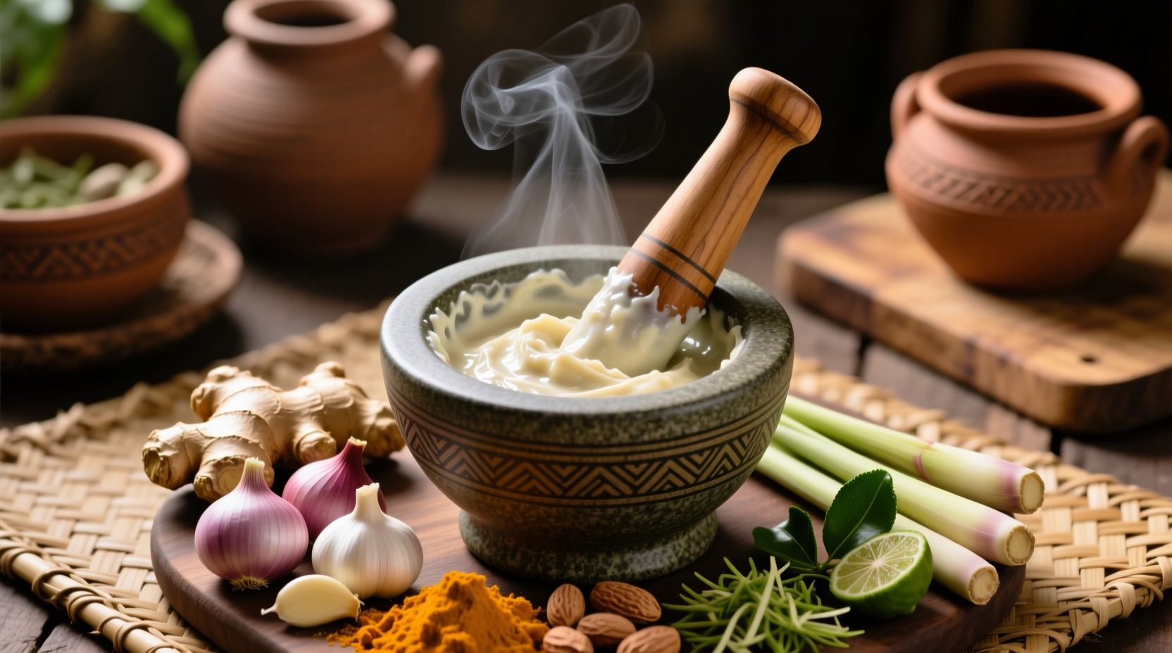 Bumbu Dasar Putih Indonesian White Spice Paste Recipe