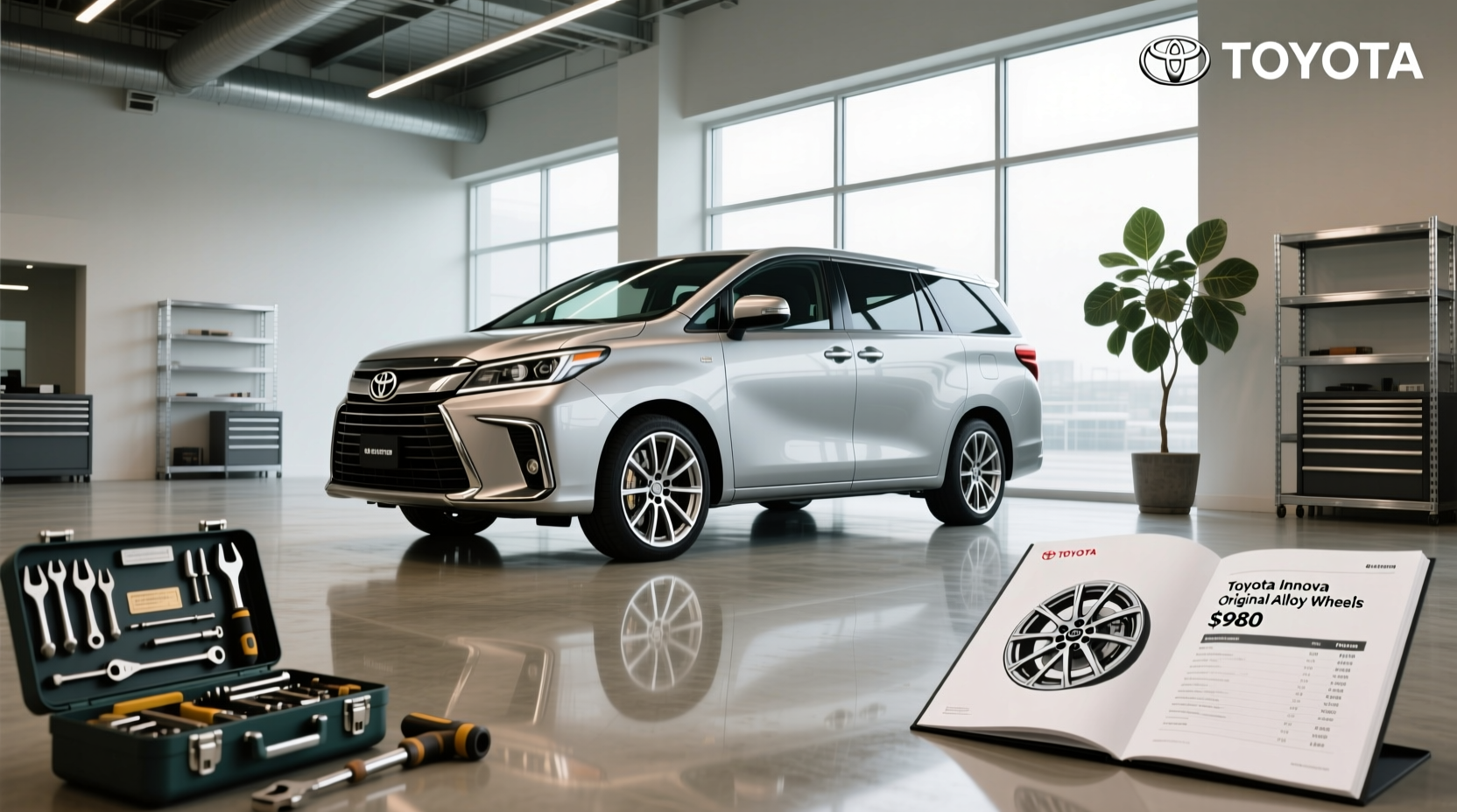 What Is the Price of Toyota Innova Original Alloy Wheels?