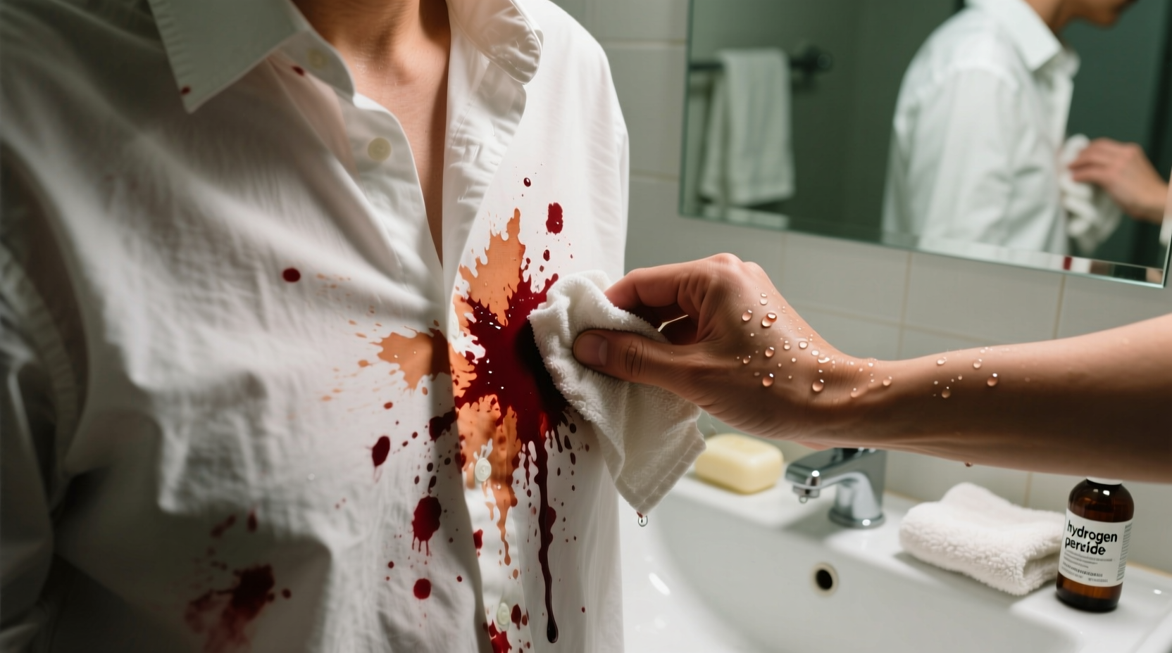 how to get blood out of clothes