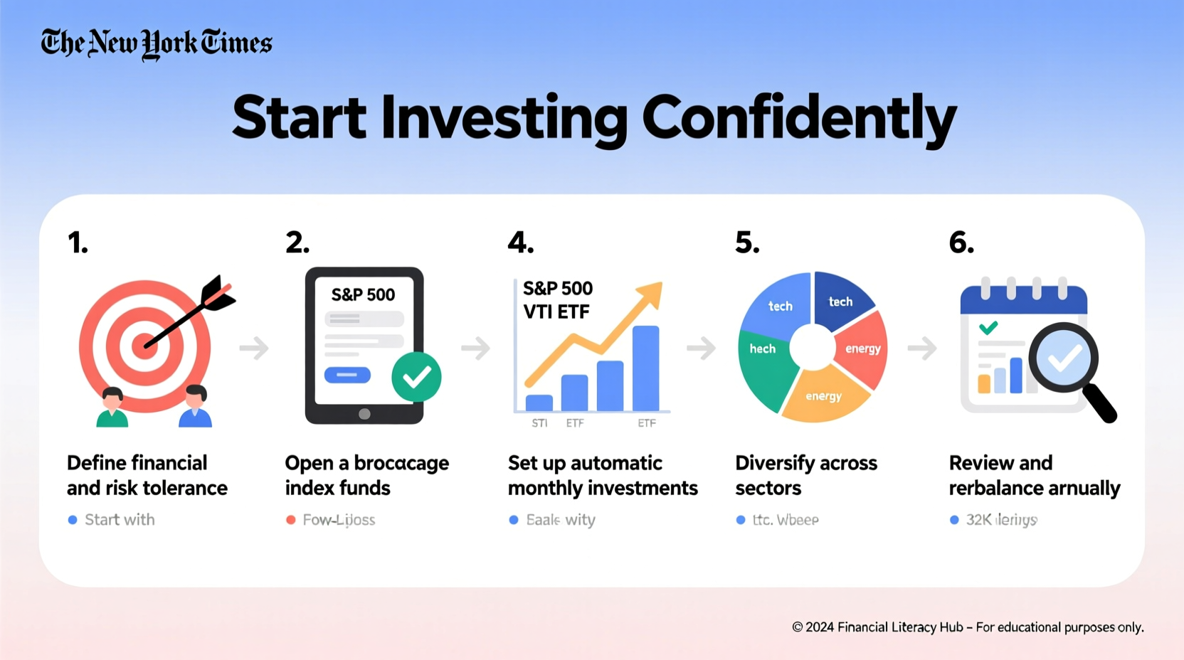 a practical step by step guide to start investing in the stock market confidently