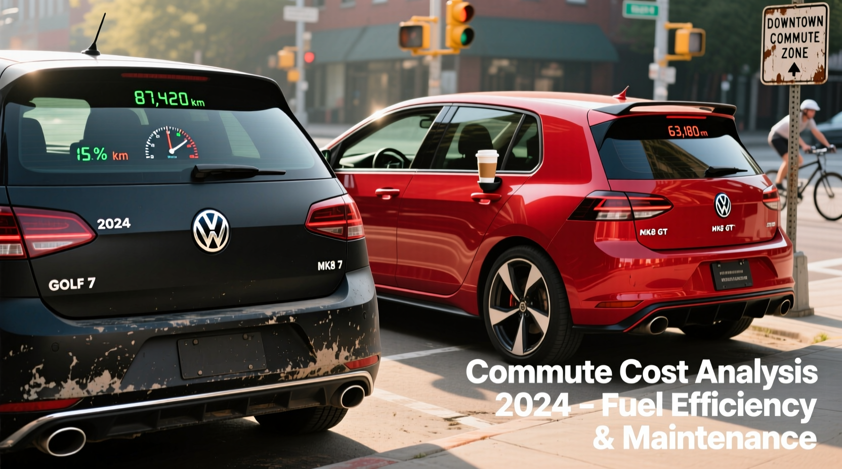golf 7 vs mk8 gti commute cost
