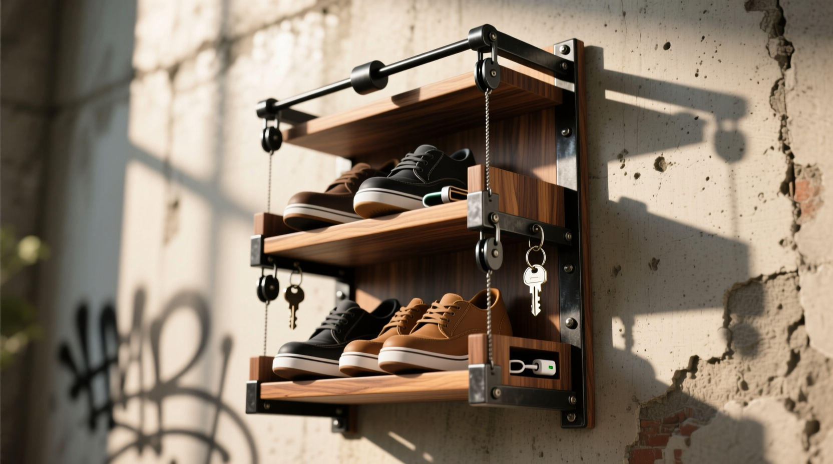 macgyver tip shoe holder gadget organizer