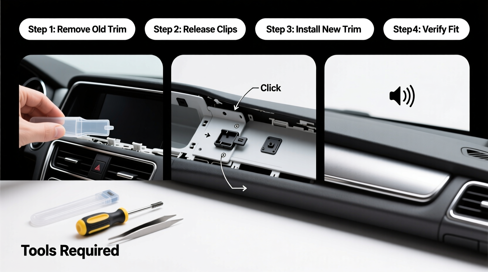 interior trim replacement guide