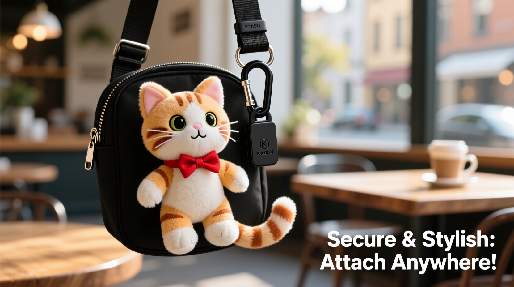 unique and practical tips to attach your kt cat plush doll securely to any bag