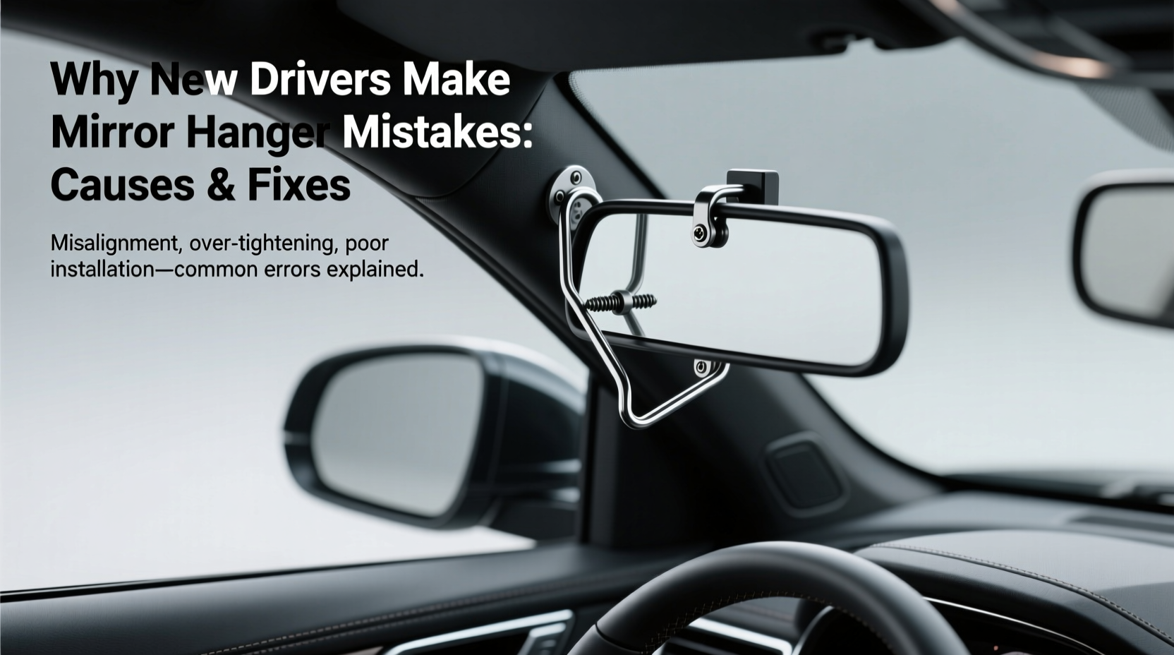 why new drivers mirror hanger mistakes