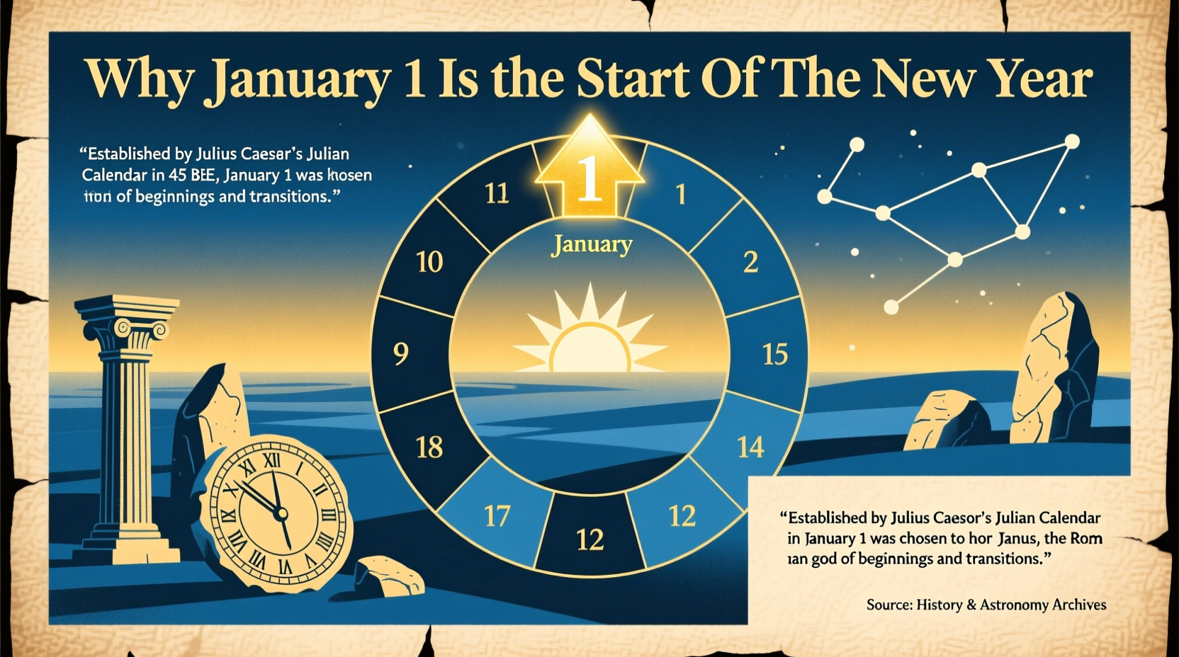 why is jan 1 a new year