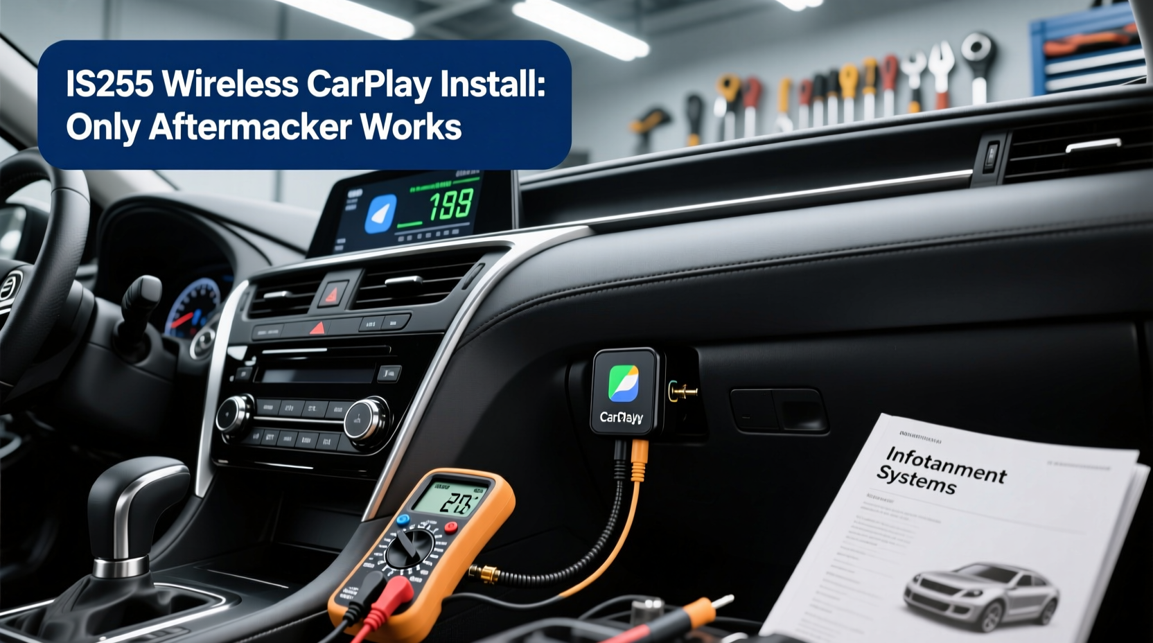 IS250 Wireless CarPlay Install: Only Aftermarket Works