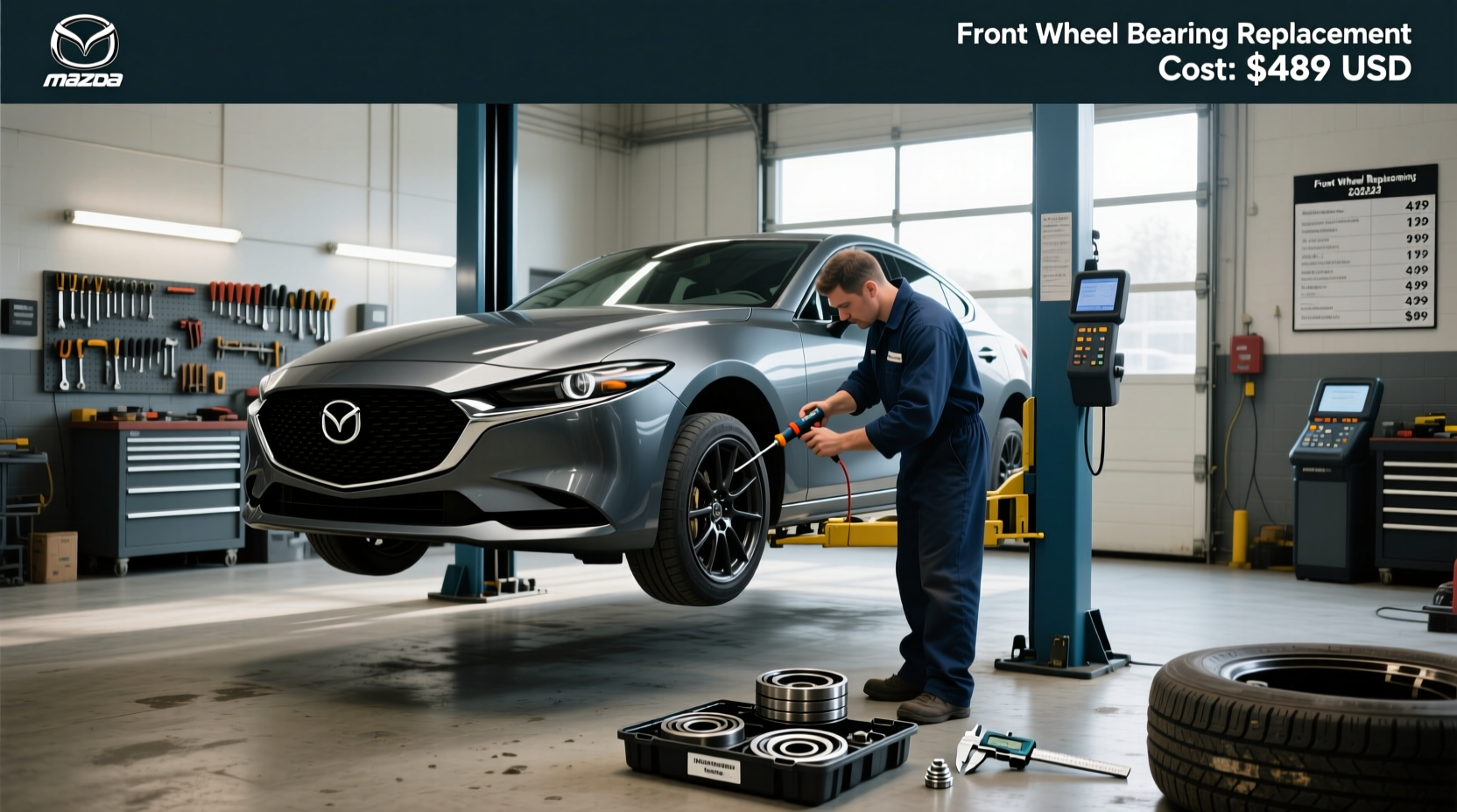 How Much Does a Mazda 3 Front Wheel Bearing Replacement Cost?