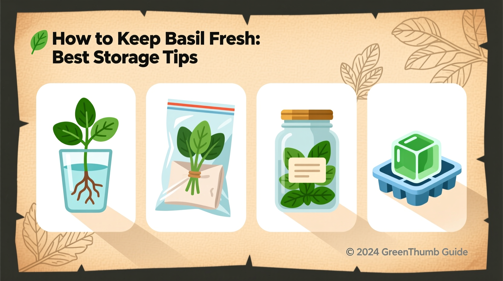 how do you keep basil fresh
