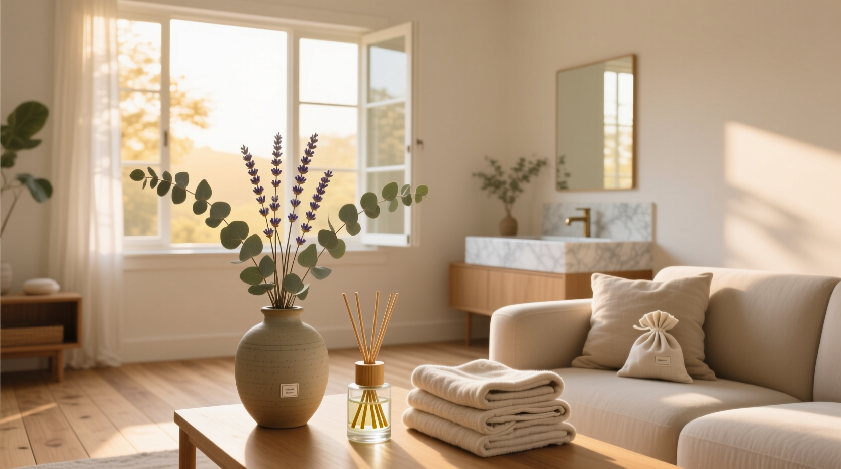 how to make your home smell clean without using strong fragrances