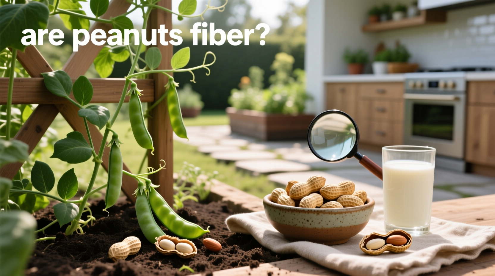 are peanuts high in fiber