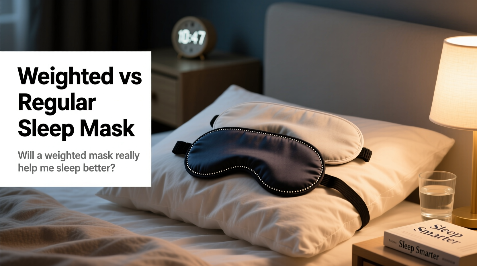 weighted vs regular sleep mask will a weighted mask really help me sleep better