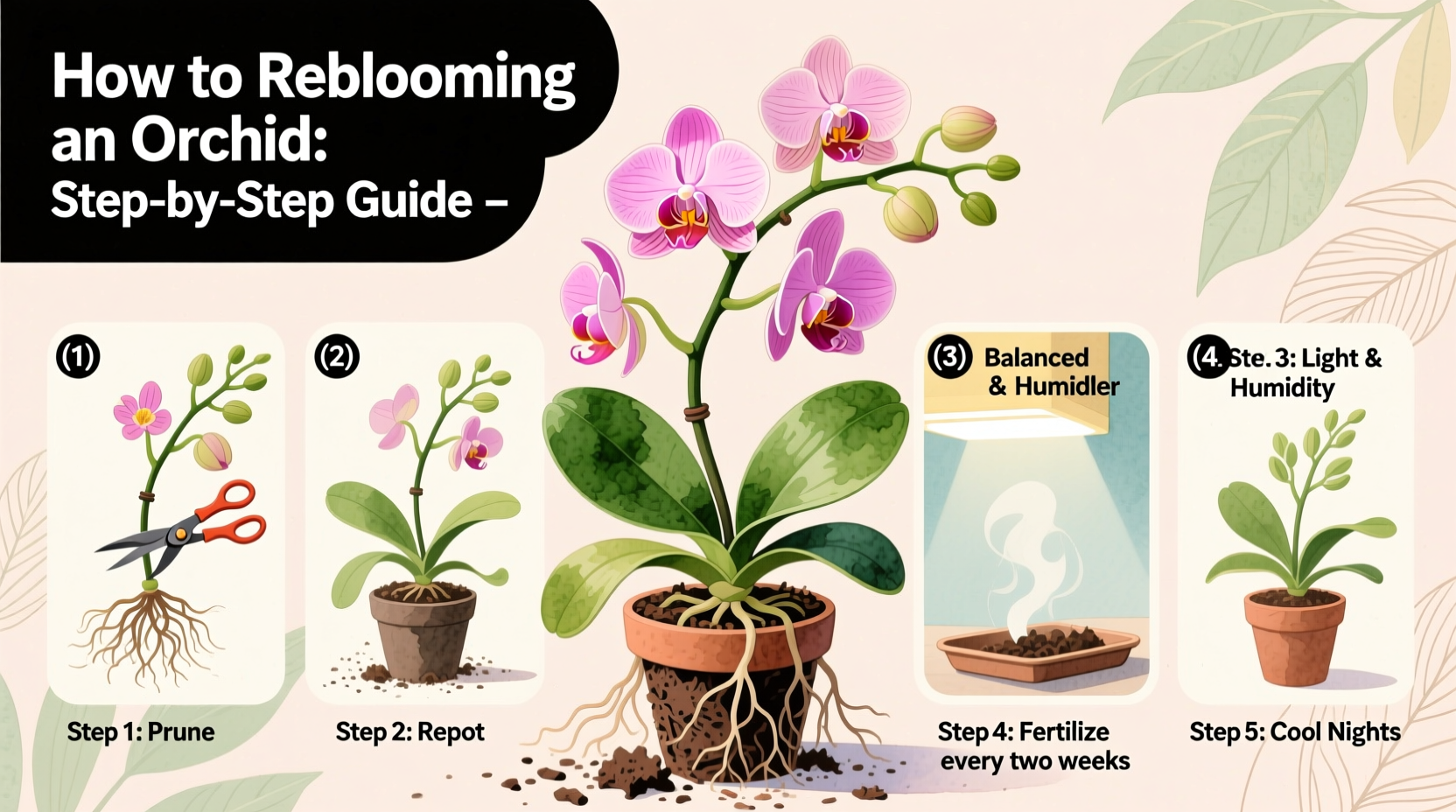 how do you rebloom an orchid