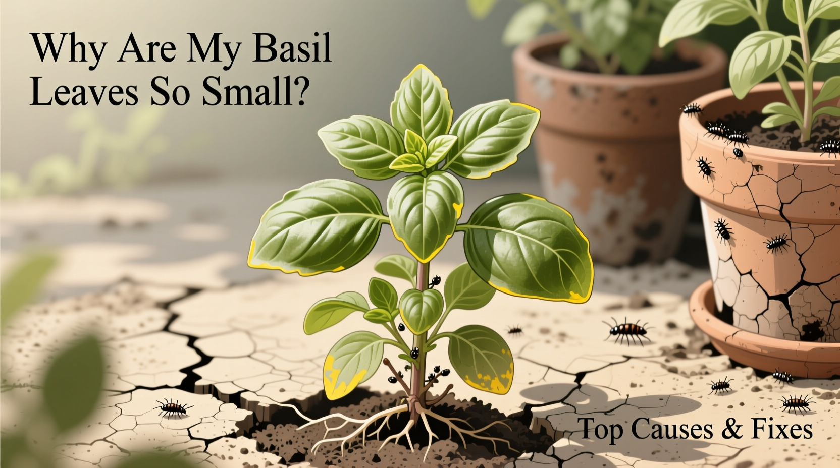 Why Are My Basil Leaves So Small? Top Causes & Fixes