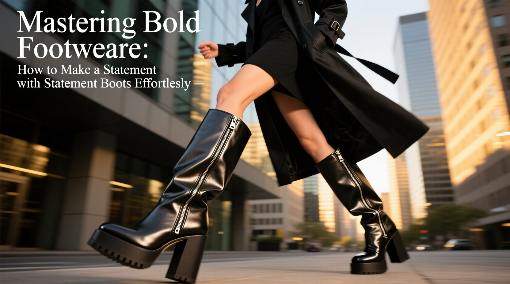 mastering bold footwear how to make a statement with statement boots effortlessly