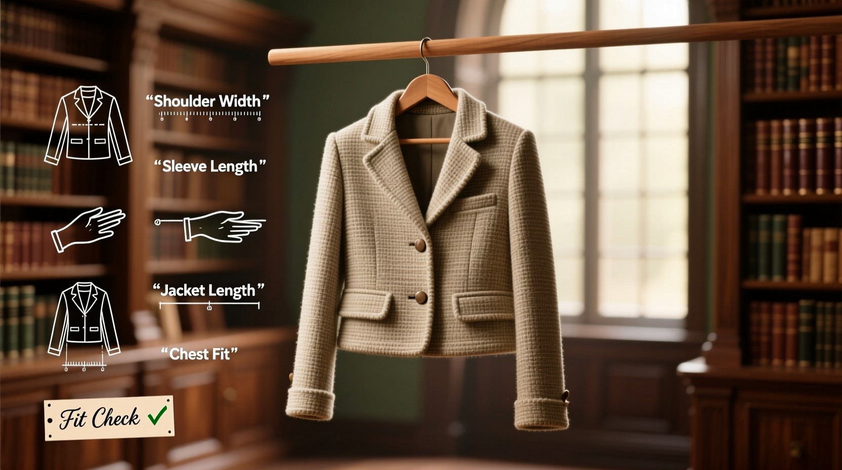 the ultimate guide to finding the perfect fit for your short tweed jacket