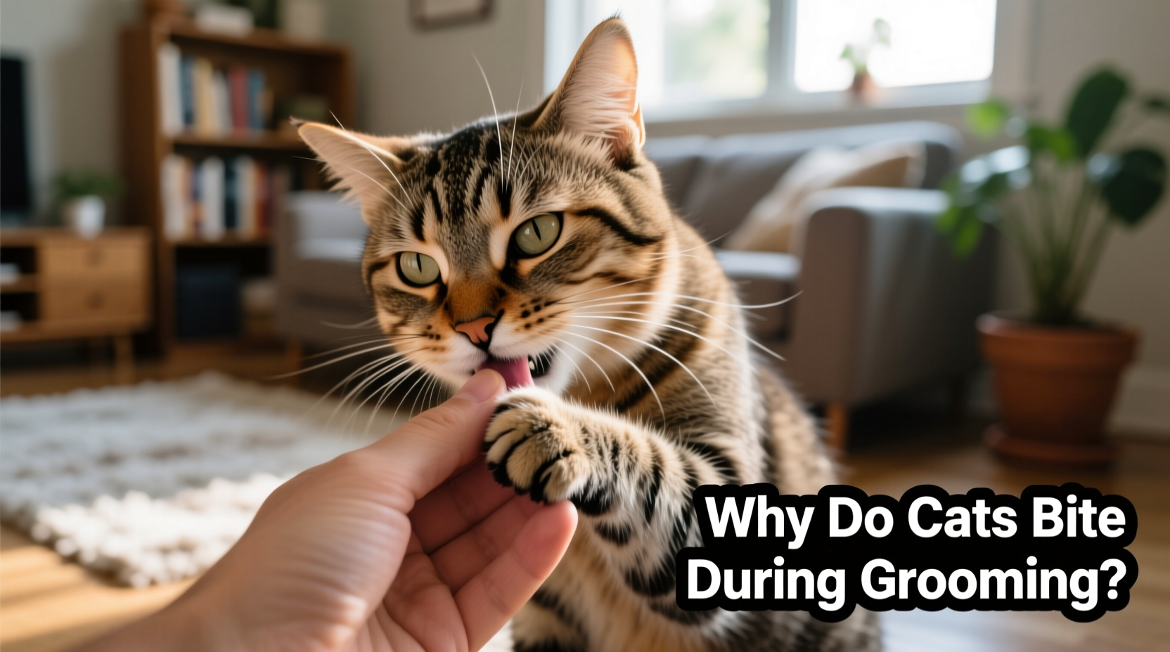 why do cats bite when grooming understanding feline behavior