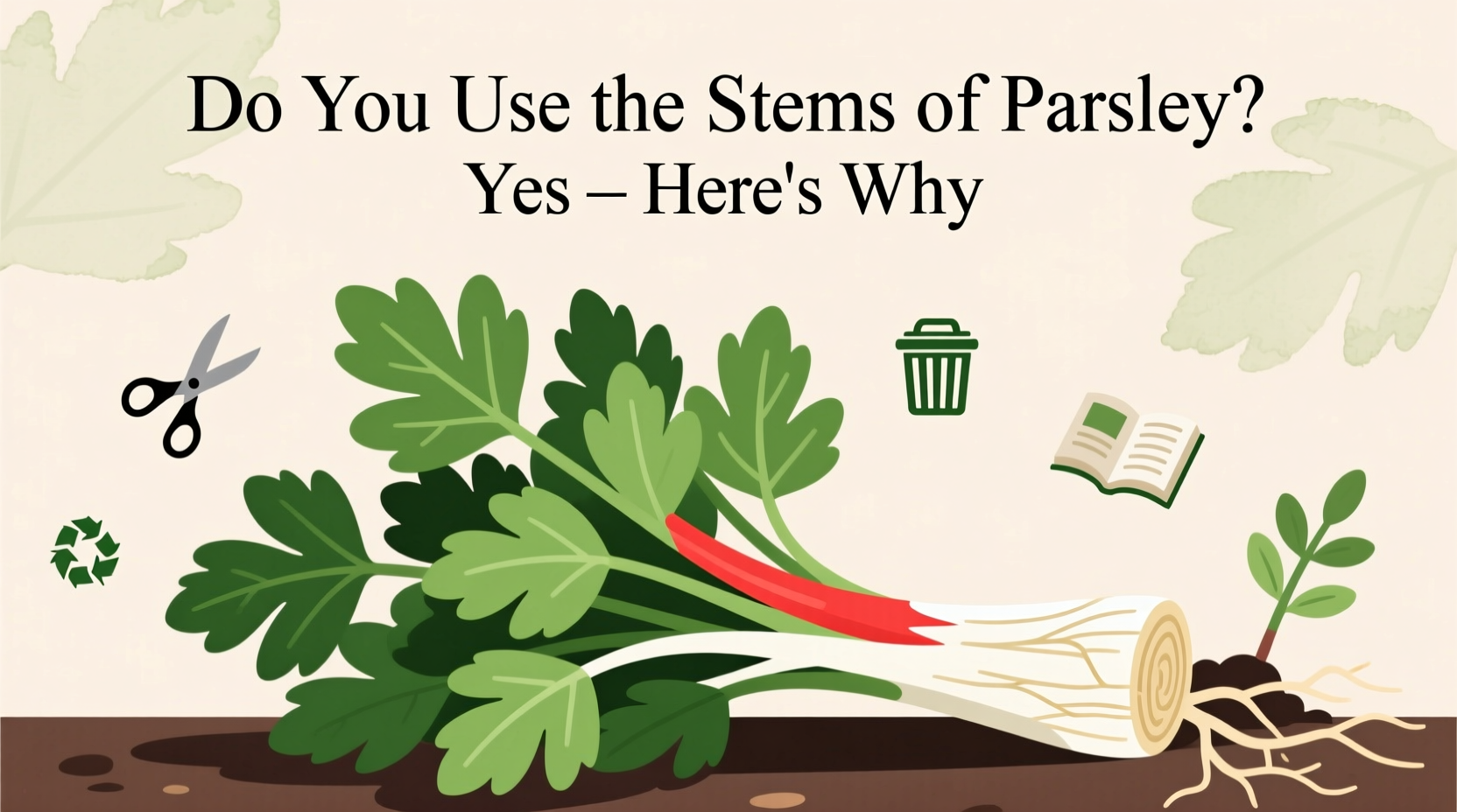 do you use the stems of parsley