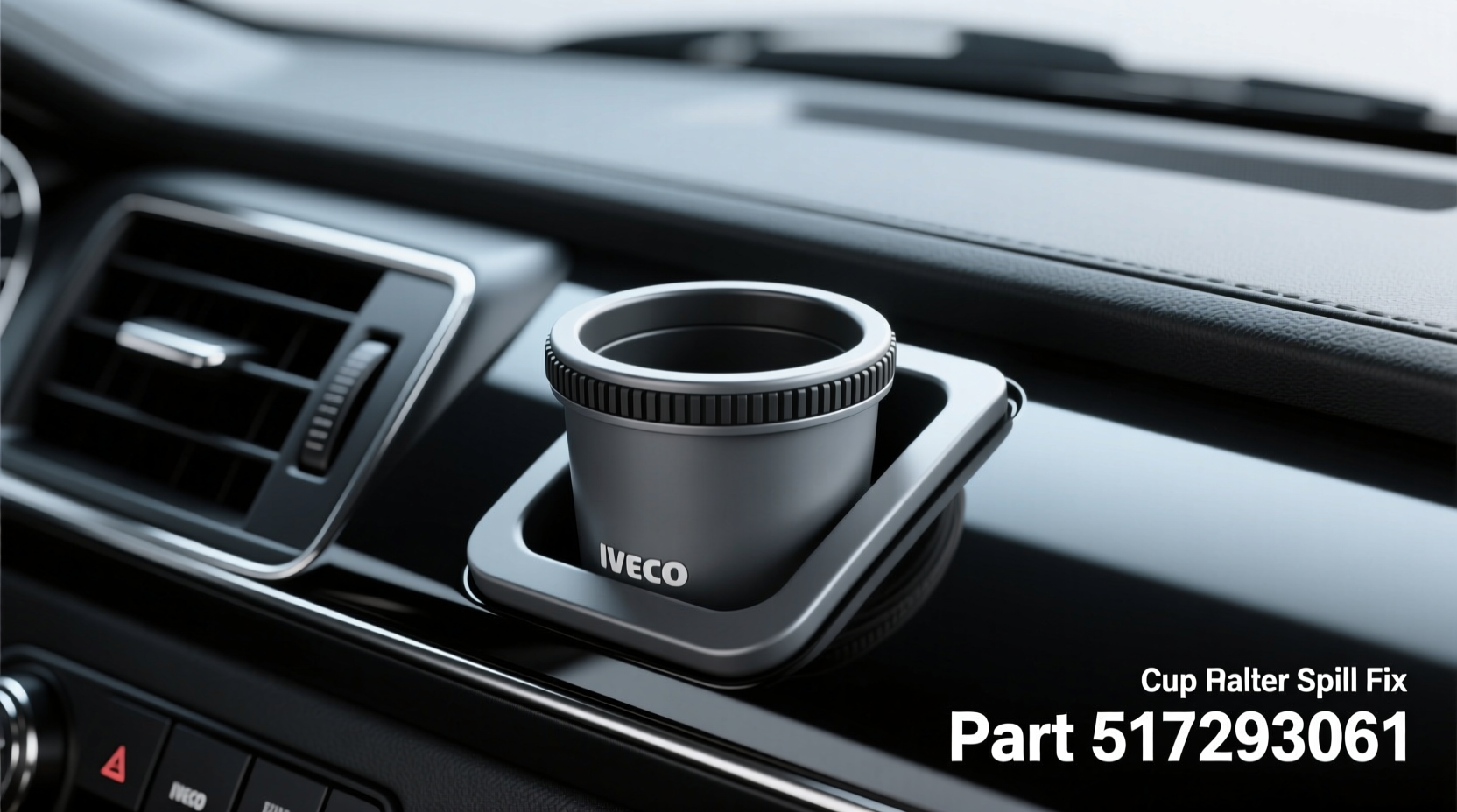 iveco cursor cup holder spill fix