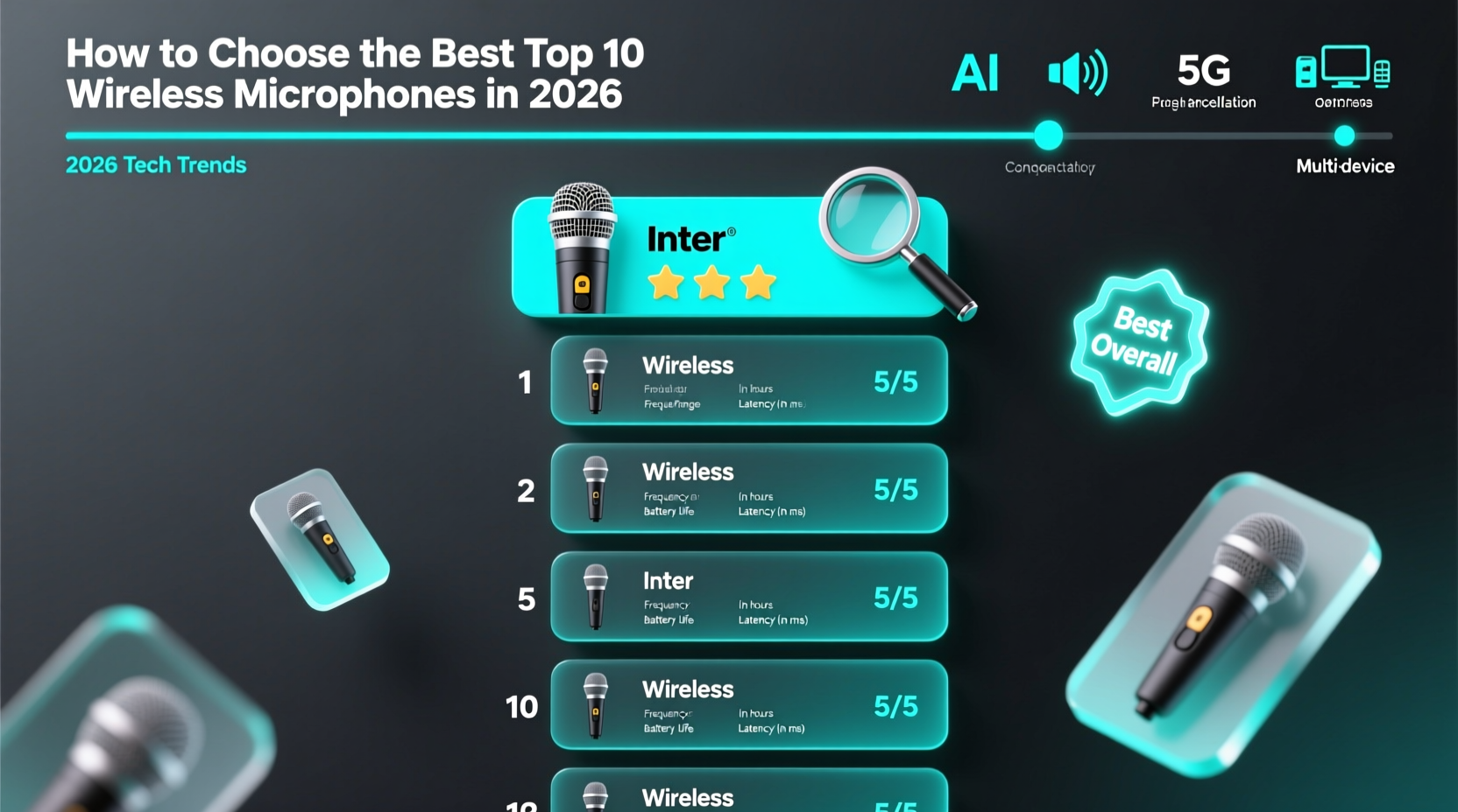 top 10 wireless microphone