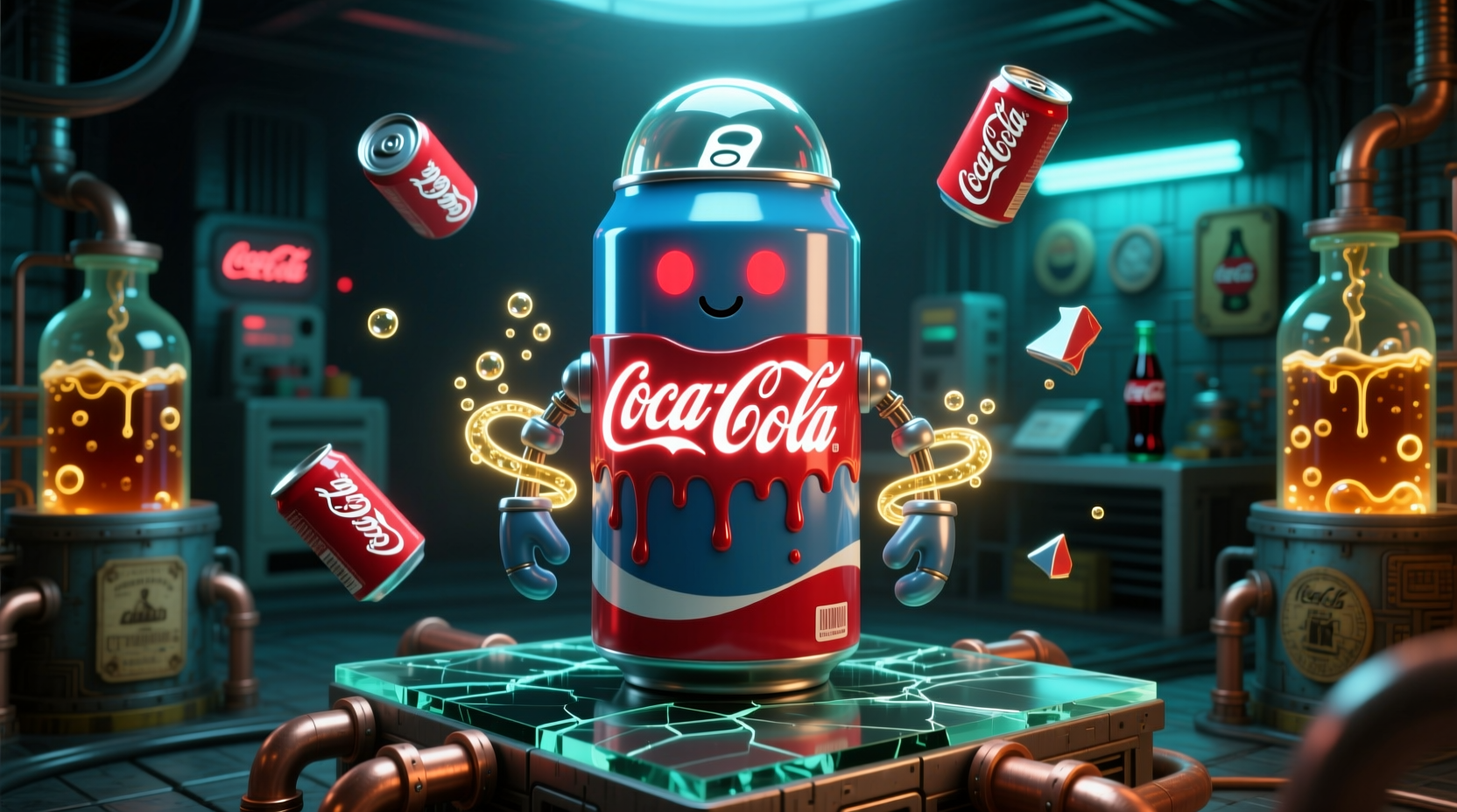 what does the secret coca cola labubu look like