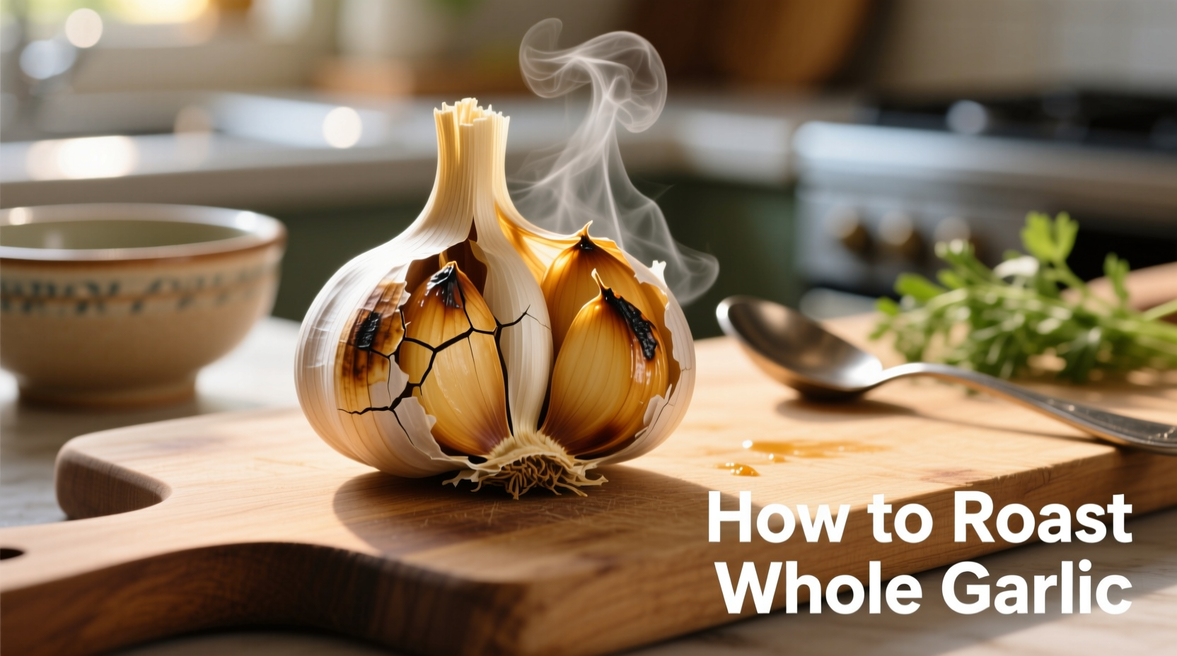 how to roast whole garlic