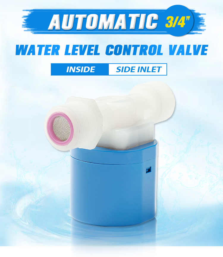 3/4'' Plastic Mini water Tank Float Valve Automatic Water Level Control Float Valve