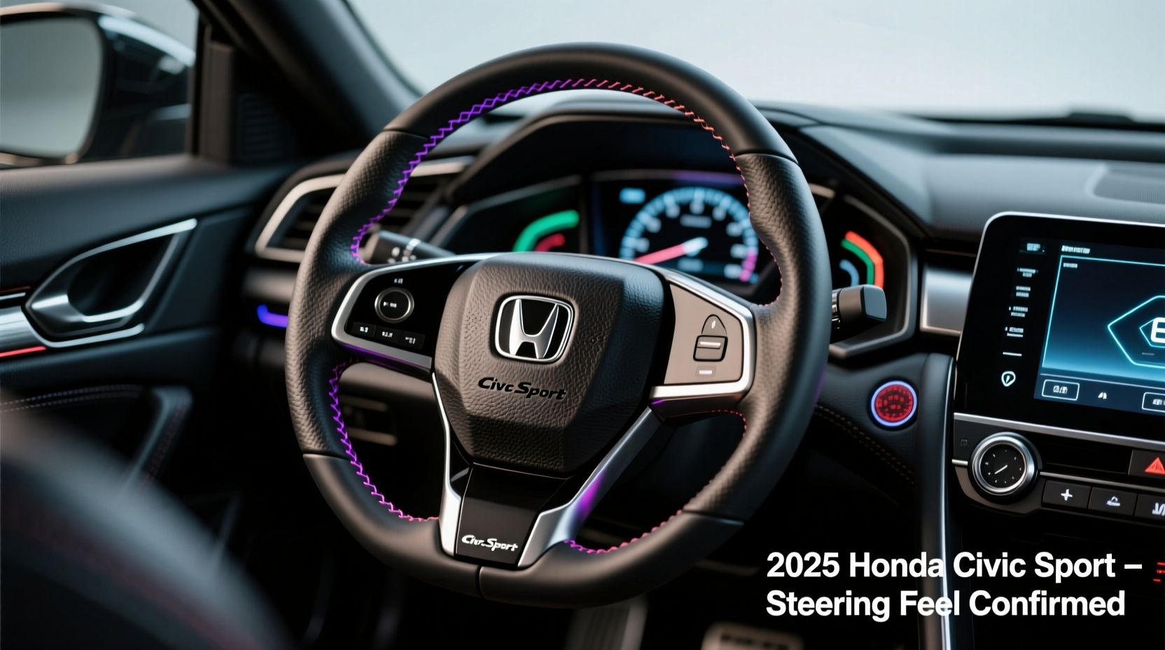 civic sport 2025 steering wheel feel change