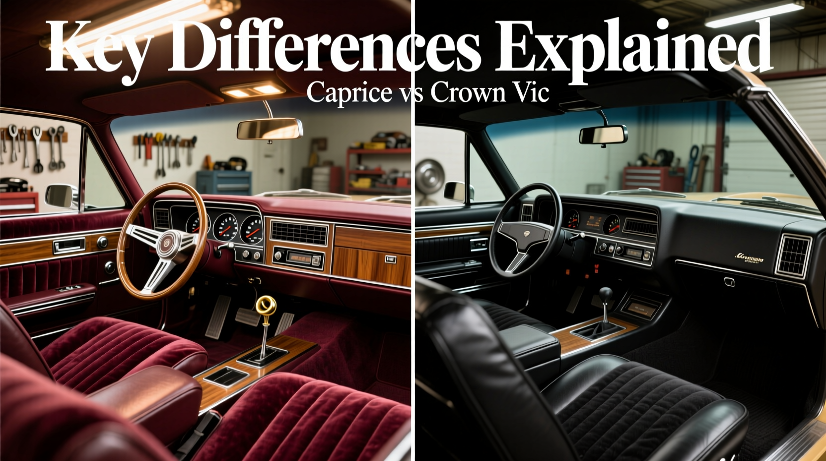 caprice vs crown vic interior