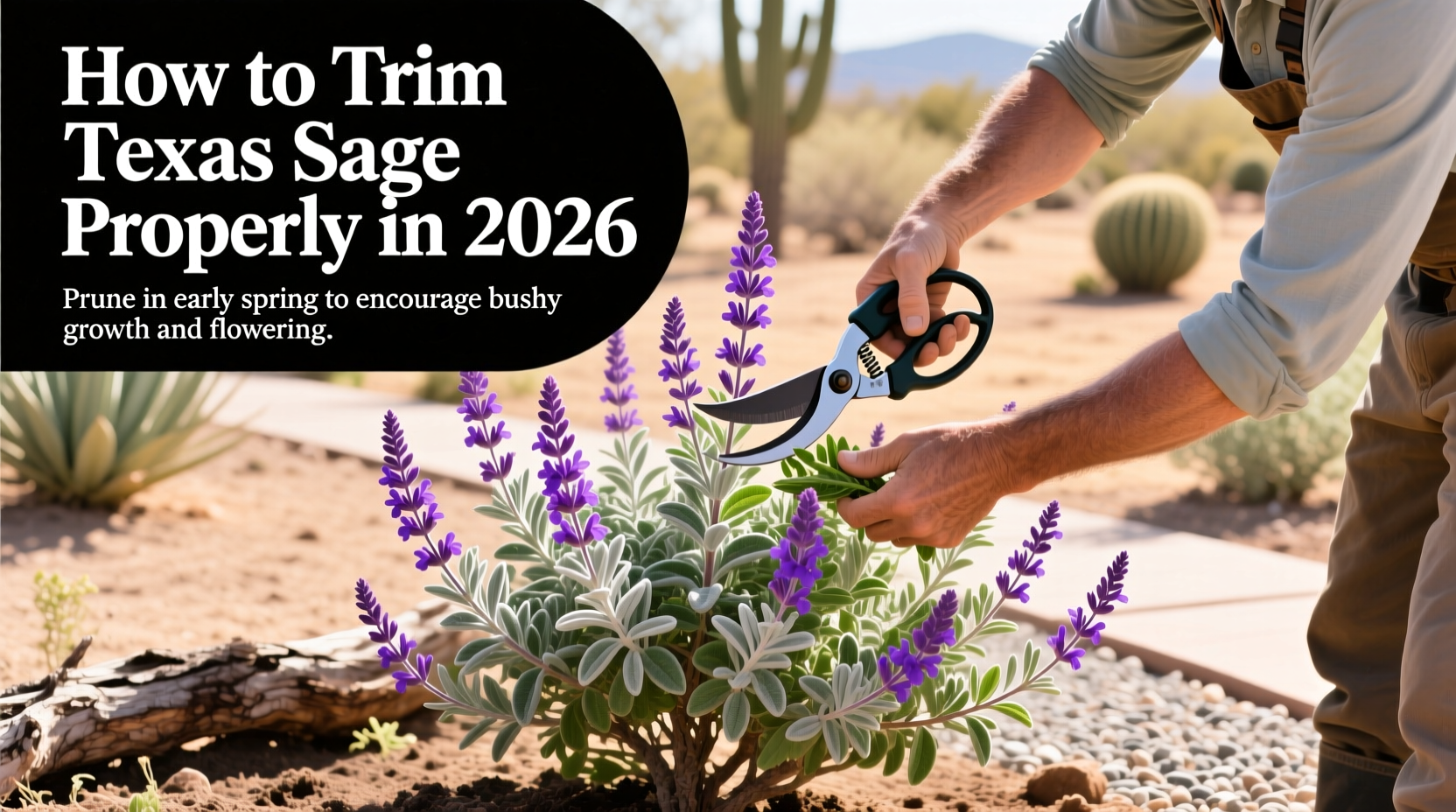 How to Trim Texas Sage Properly in 2026