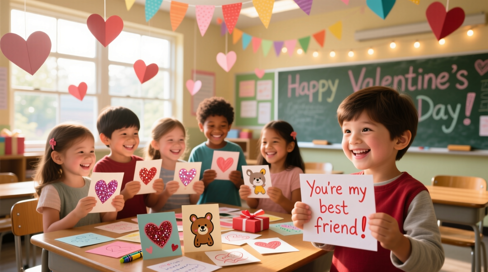 who gets the most cards on valentines day