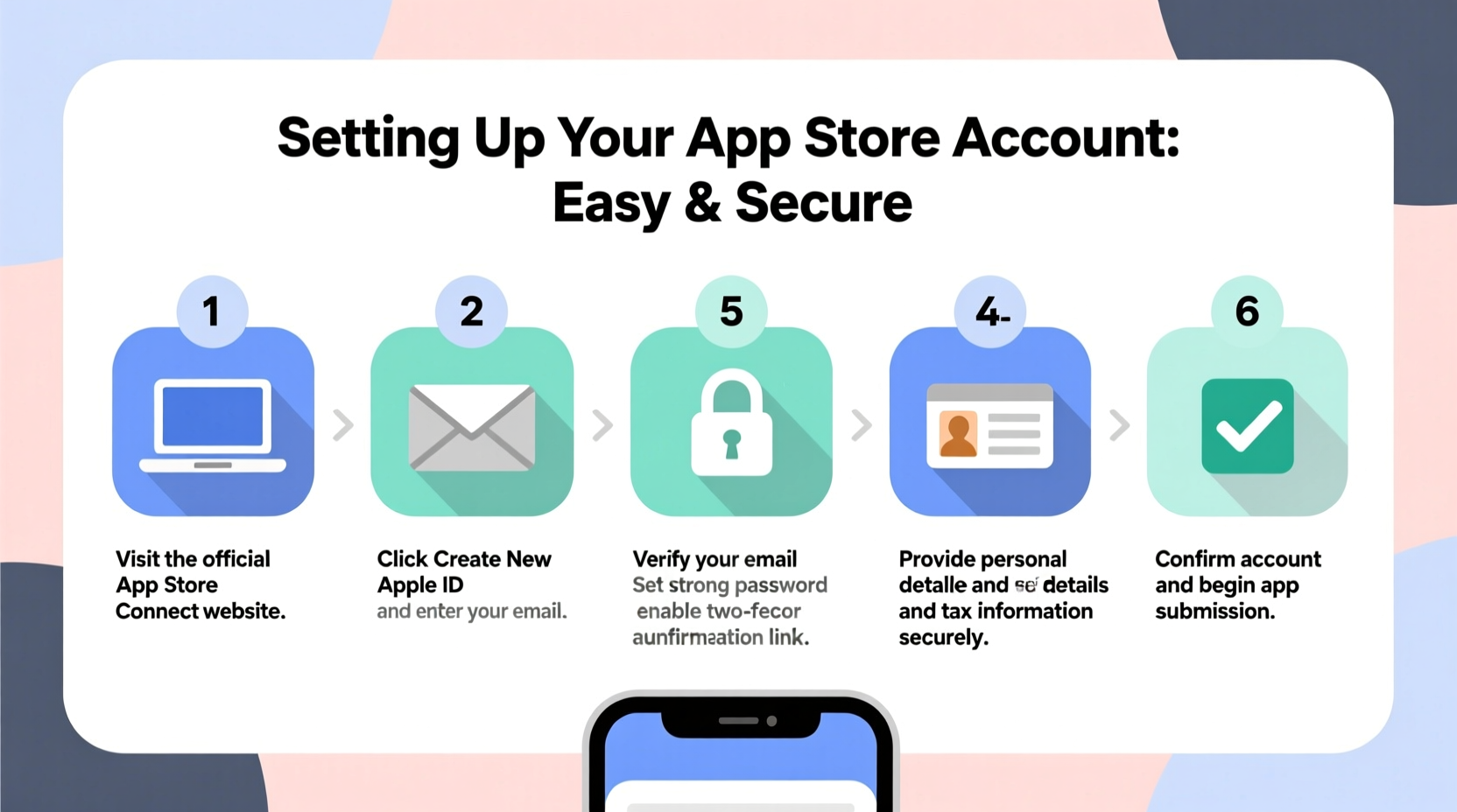 step by step guide to setting up an app store account easily and securely