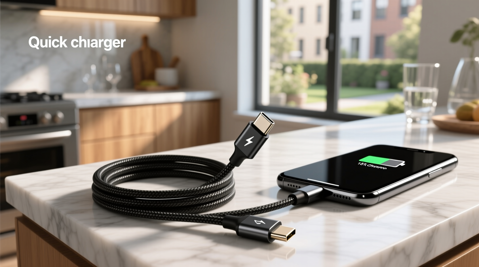 quick charge cable usb c